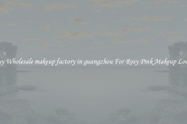 Buy Wholesale makeup factory in guangzhou For Rosy Pink Makeup Looks