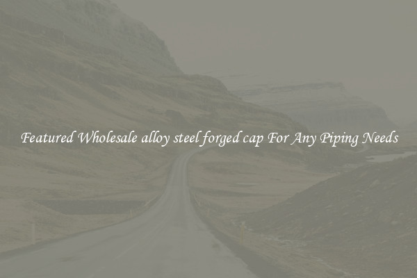 Featured Wholesale alloy steel forged cap For Any Piping Needs