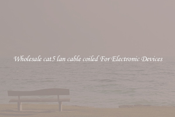 Wholesale cat5 lan cable coiled For Electronic Devices
