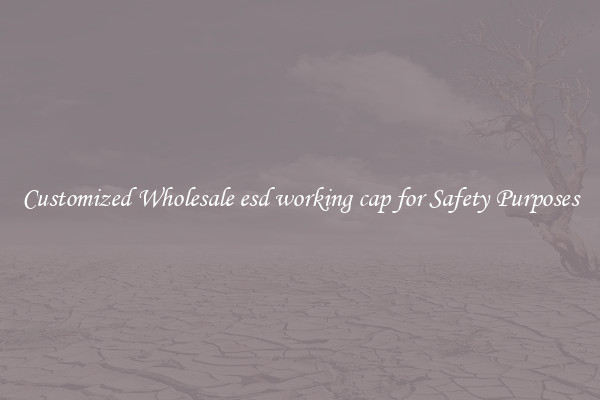 Customized Wholesale esd working cap for Safety Purposes