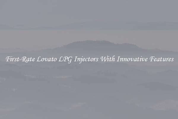 First-Rate Lovato LPG Injectors With Innovative Features