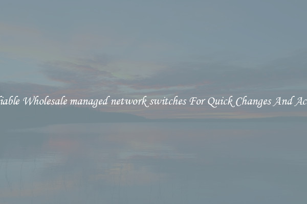 Reliable Wholesale managed network switches For Quick Changes And Access