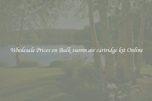 Wholesale Prices on Bulk suorin air cartridge kit Online