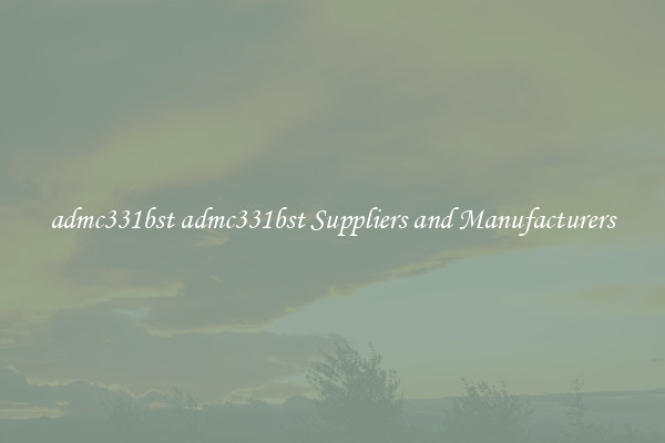 admc331bst admc331bst Suppliers and Manufacturers